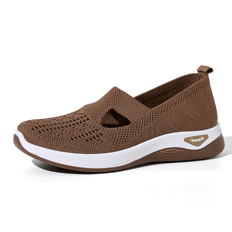 

Женские летние большие женские туфли с дышащей мягкой подошвой, женские тканевые туфли One Step Stepping 41