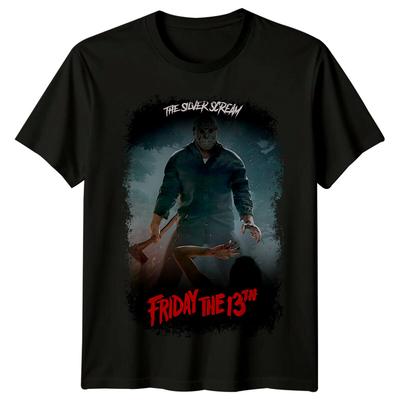 Freitag der 13 (1980) T-Shirt im Retro-80er-Jahre-Stil, inspiriert von Filmplakaten