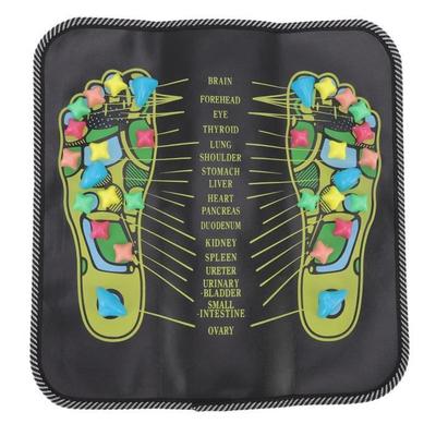 Hililand Reflexology Mat Foot Massage Mat Blood Circulation Relieve Pain Simulation Stone Mat