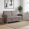Storage Sofa in Taupe 152 x 78 x 87 cm Polyester