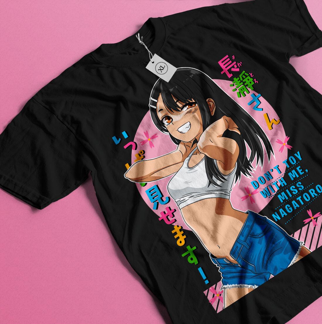 Miss Nagatoro T-shirt Don t Toy With Me Kawaii Hentai Anime Girl Shirt All Size M