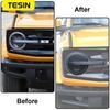 TESIN PVC Car Front Headlight Head Light Protective Film Decoration Stickers for Ford Bronco  2022 2023 Exterior