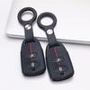 Key Fob Cover for Hyundai Elantra Tucson Models Santa Fe Ix35 with Keychain Anti-Scratch Surface Shockproof Structure Soft Grip Texture