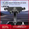 2026 Autocollants Intérieurs Chauds Support Support de Téléphone de Voiture à Gravité Pour Lexus RX330 IS250 Ct200h ES300h RX350 UX Sortie d'Air de Voiture 360 Degrés