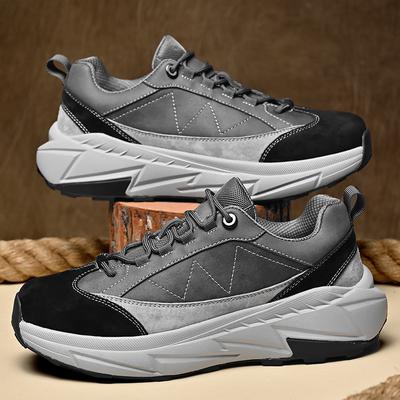 Outdoor Leder Freizeitschuh Sneaker für Herren Bequemes Laufschuhwerk Neuankömmling Sportschuhe Rutschfeste Herren Trekkingschuhe