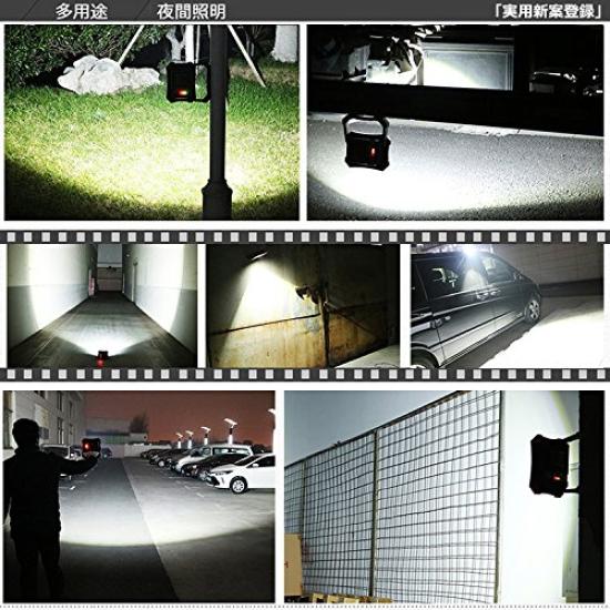 Good Goods 30W LED Rechargeable Work Light, IP65 Waterproof, 3600LM High Brightness, Smartphone Charging, Work Light, Rechargeable Floodlight,