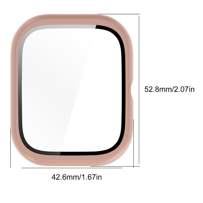 Smartwatch Hülle Gehäuse Displayschutz zur Auswahl Uhr Kratzfestes Gehäuse Staubdichtes Gehäuse Rahmen PC Schale Staubdicht