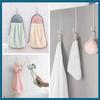 Clips Towel Hangers Rack Hand Towel Hook Cloth Holder Brackets Braided Cotton LoopHome Bathroom Cloth Hanger Kitchen Accessories
