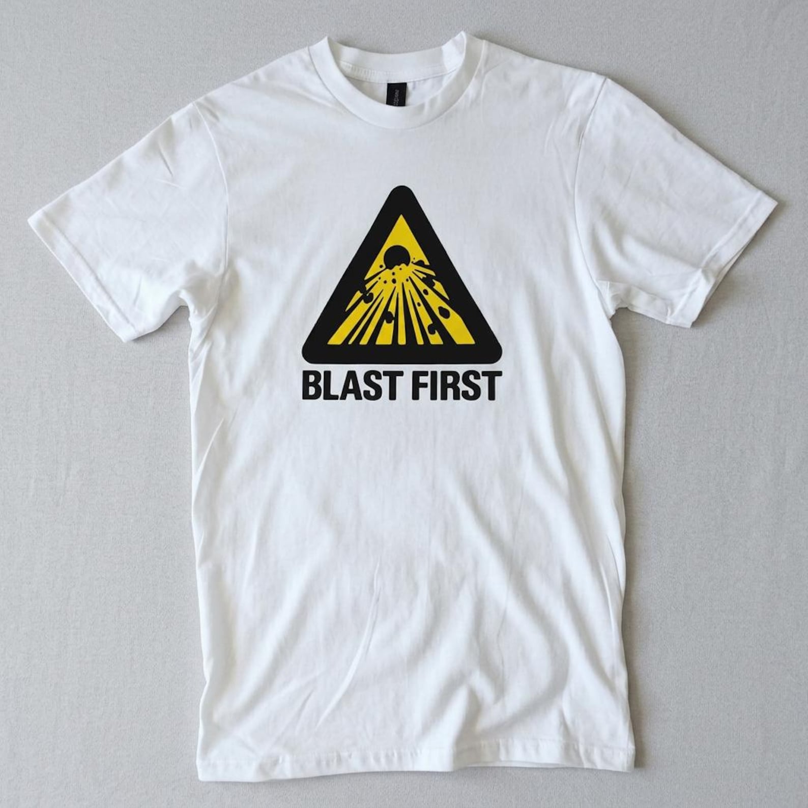BLAST FIRST! T shirt, 80s Alternative Record Label Tee Noise Rock Indie Post Punk Vintage Style sonic youth M