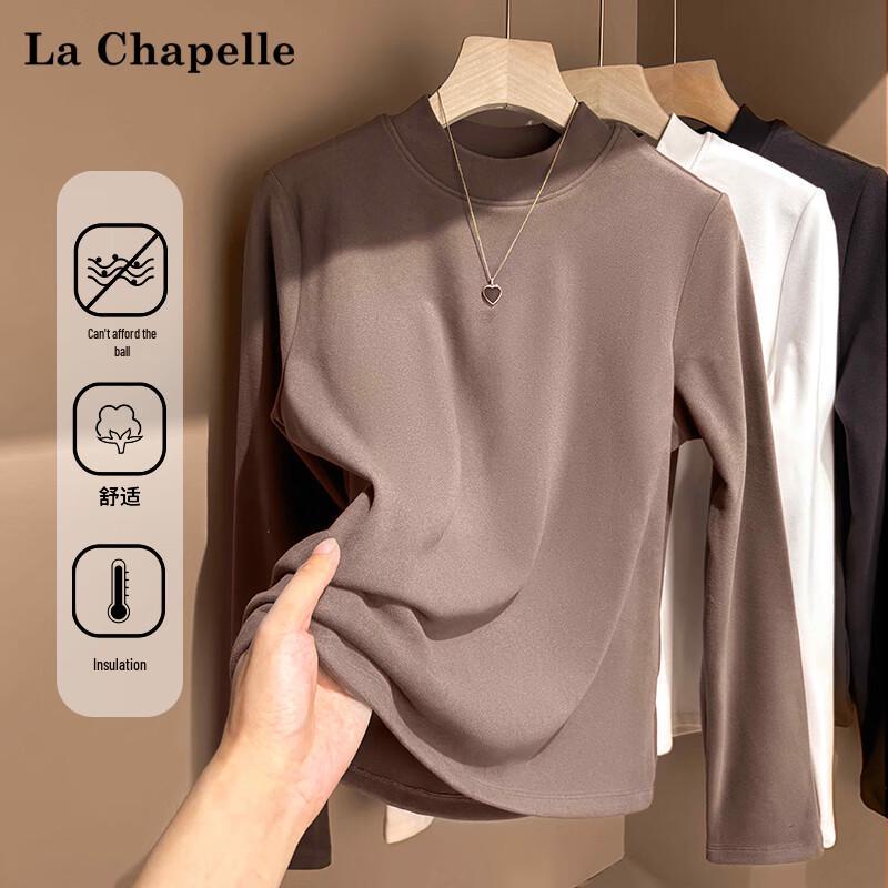 La Chapelle Women s Thermal Mock Neck Long Sleeve Top XL