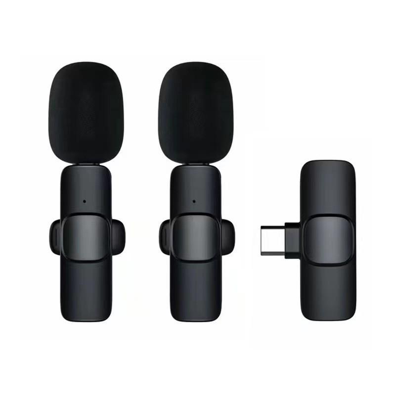Wireless Noise-Cancelling Bluetooth Mini Lapel Microphone for Phones