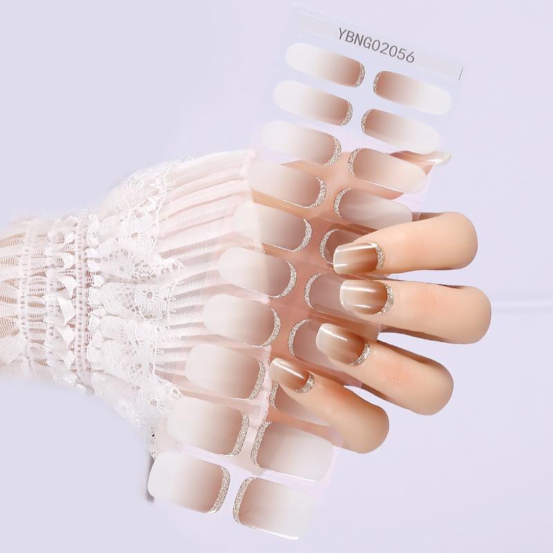 Semi-curing Light Therapy Nail Stickers Gel Nail Stickers Semi-curing Light Lamp Nail Stickers Harden, Last Long and Are Waterproof