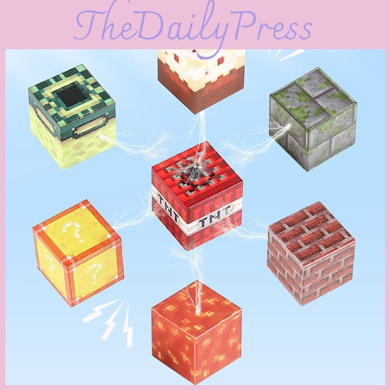 Mitt Verden Magnetisk Blokkesett Fargerike DIY Byggeleker For Barn Med Læringsfunksjoner