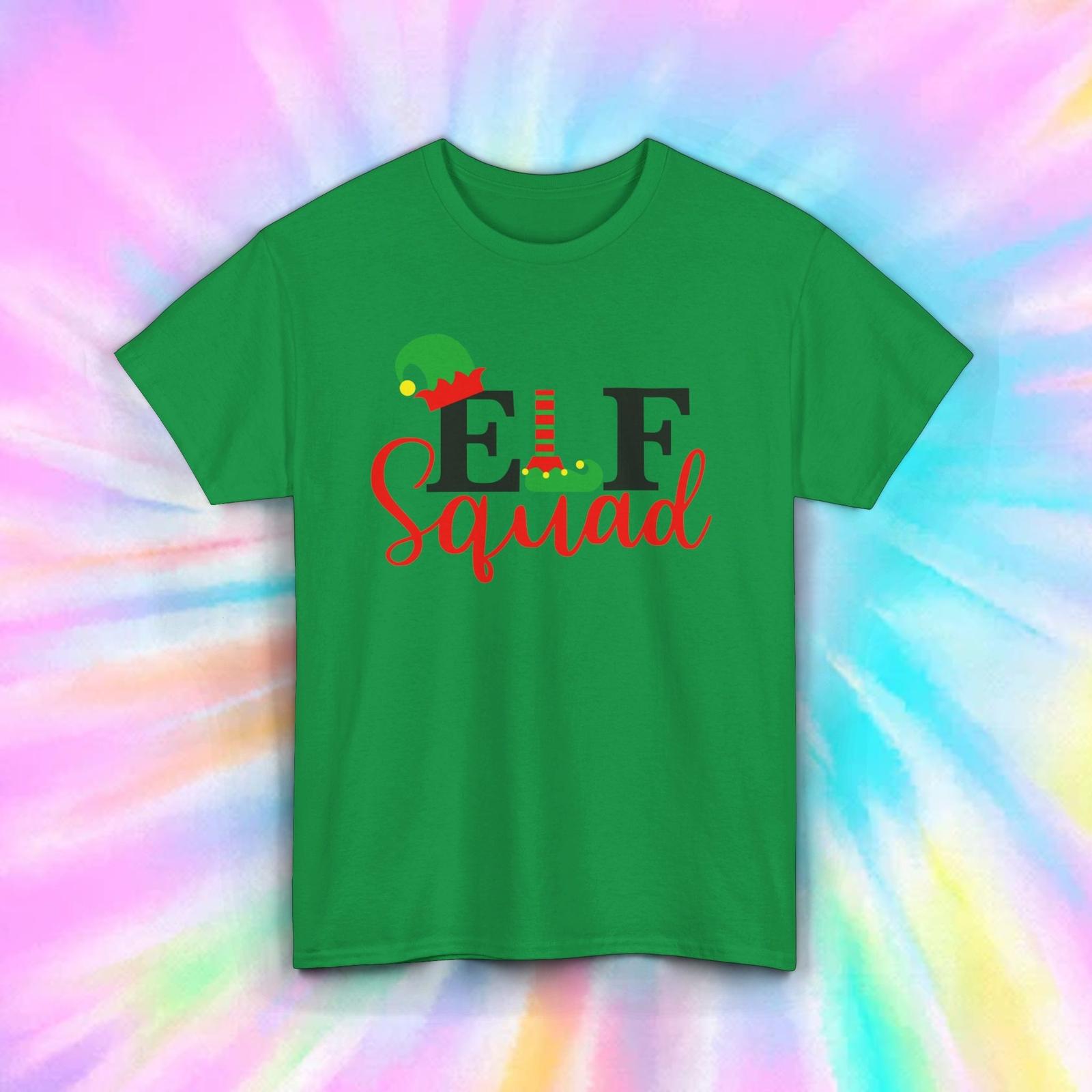 Elf Squad Shirt | Christmas Holiday Matching Family Elf Graphic Tee S-5XL XXXL