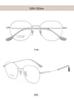 Forest-inspired Oxygen-rich Elegant Pure Titanium Glasses with Gentle, Non-pinching High-elastic Titanium Legs