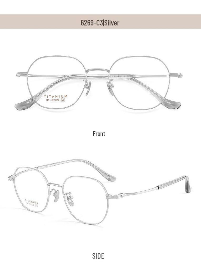 Forest-inspired Oxygen-rich Elegant Pure Titanium Glasses with Gentle, Non-pinching High-elastic Titanium Legs