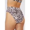 Gorgeous Womens/Ladies Zebra Print Mid Rise Bikini Bottoms
