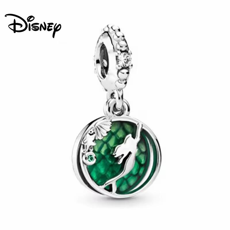 Disney 925 Silber Minnie Stitch Winnie Puuh Anhängerperle geeignet für originales Damenarmband DIY Schmuck Geschenk