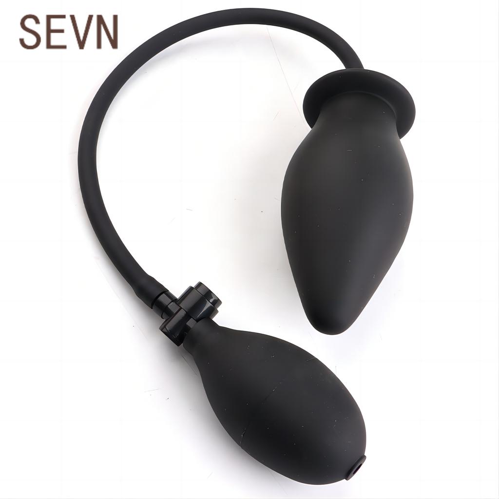 Inflatable Anal Plug Expandable Butt Plug Silicone Massager Sex Toys for Women Men Inflatable Anal Plug Backyard Anal Dildo