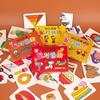 32 Pcs Enlightenment Card Matching Puzzle Early Education Cartoon Pattern Cognitive Boys Plus Girls Playthings