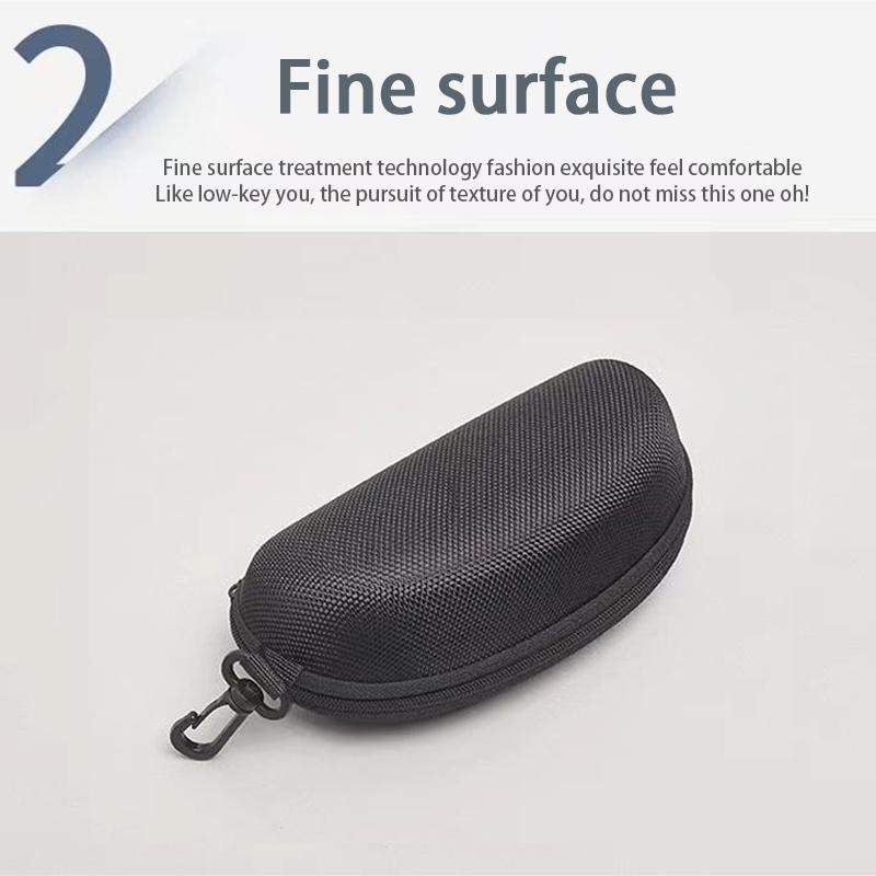 Portable Hard Oxford Cloth Zipper Box Eyewear Storage Case Sunglasses Reading Glasses Carry Bag Eyeglass Packaging Case