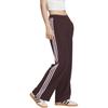 adidas Originals Beckenbauer Three Stripe Elastic Waist Straight Leg Knitted Vintage Track Pants Women White JX2806