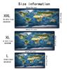 Green Earth Distribution Mouse Pad Large Rubber Anti-slip PC Desk Accessories Mousepad for Offices and Gamer Keyboard Decor Mat