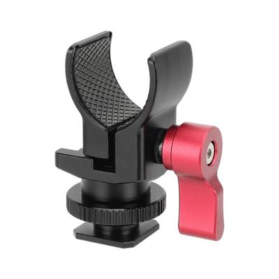 Kovová super svorka s adaptérem pro sánky na mikrofon, Cold Shoe Mount pro fotografické studio a venkovní použití, Nezbytnost