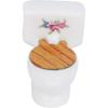 Hztyyier Dollhouse Miniature Bathroom Set, 1: 24 Dollhouse Miniature Porcelain Bathroom Set, Mini Dollhouse Furniture for Decoration(#3)