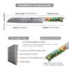 WILDMOK Damascus Serrated Steel Bread Knife, 8 Inches Serrated Bread Knife, Ergonomic Full Tang Resin Handle