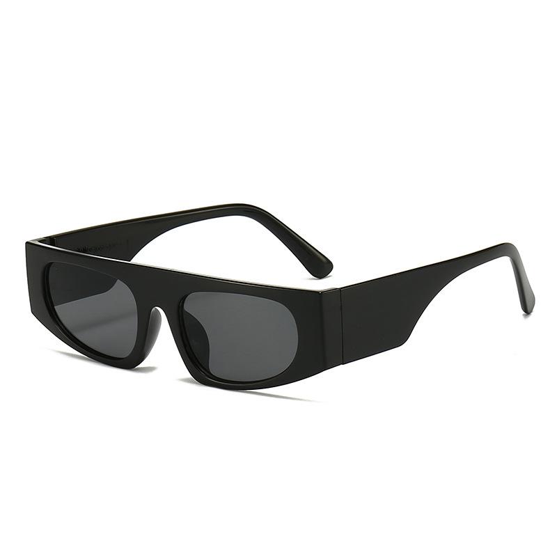 New retro small frame sunglasses for women's high-end fashion street sunglasses, European and American wide-leg sunglasses for women
