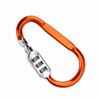 Travel Bag Luggage Security Combination Lock Locking Carabiner Padlock Blue