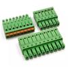 Compact 15EDGKN-3.5/3.81mm PLC Analog Wiring Terminal Block PCB Plug-in