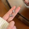 Adorable Star-Catching Kitten Earrings: Sweet Pink Heart Design for Girls and Women