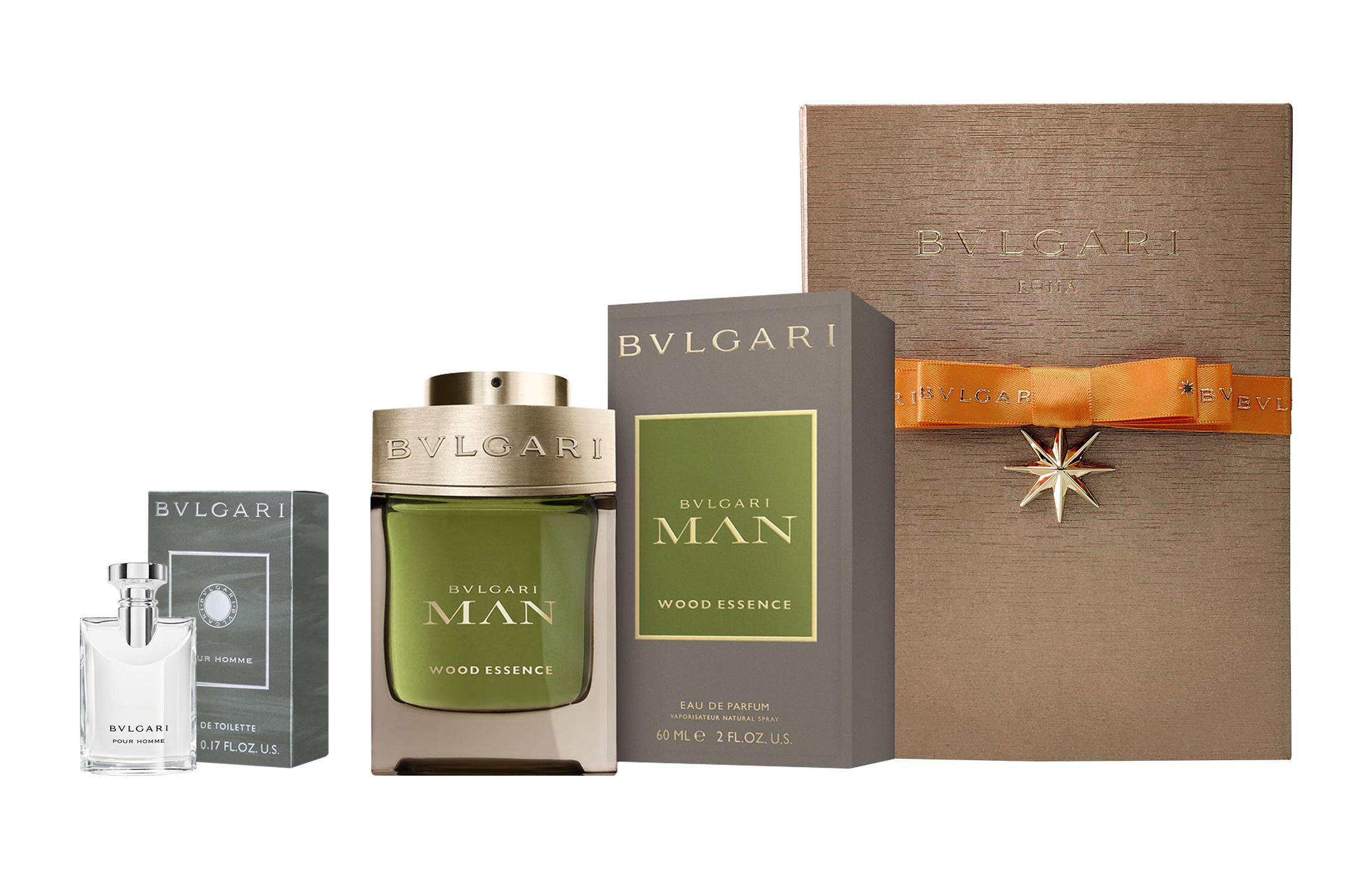 BVLGARI Fragrance Sets Men s Green Forest 60ml+Darjeeling Tea 5ml Box