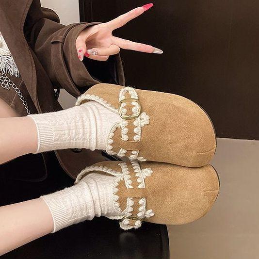 Баотоу тапочки женские повседневные Birkenstock с ретро ежедневной юбкой полутапочки 35