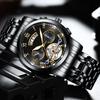 Mens Stainless Steel Luminous Clock Watch Casual 3Bar Waterproof Outdoor Sport Wristwatch