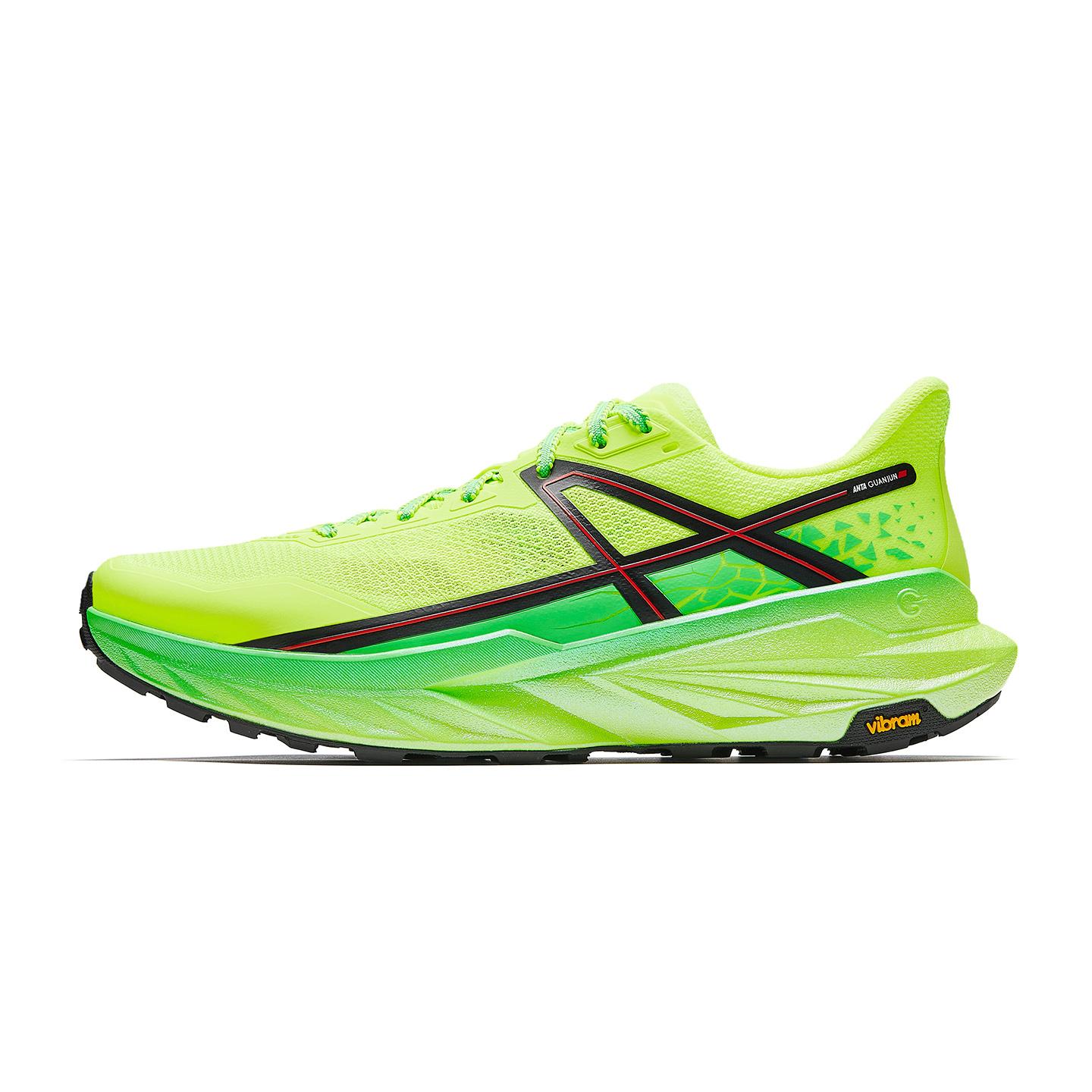 

Anta Trendy Running Shoes Men s Neon Green/Basic Black 112625516A-1 45