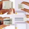 6PCS White Color Mounting Brackets Blind Headrail Track End Holder Window Blind Brackets for Window Blinds Installation