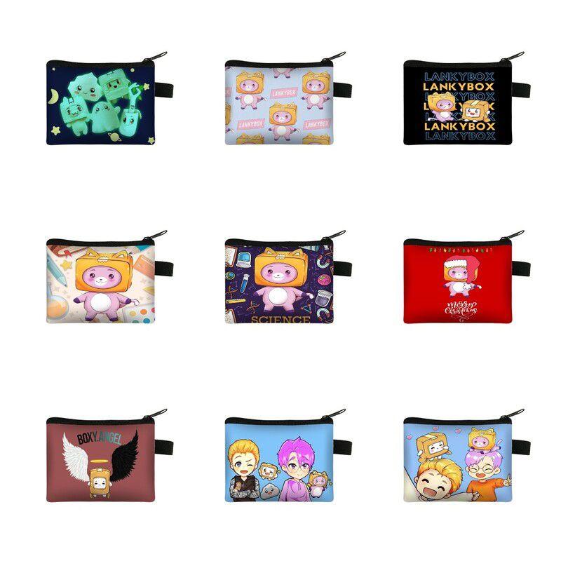 Stylish Lankybox Coin Purse High-quality Polyester Wallet For Secure Storage