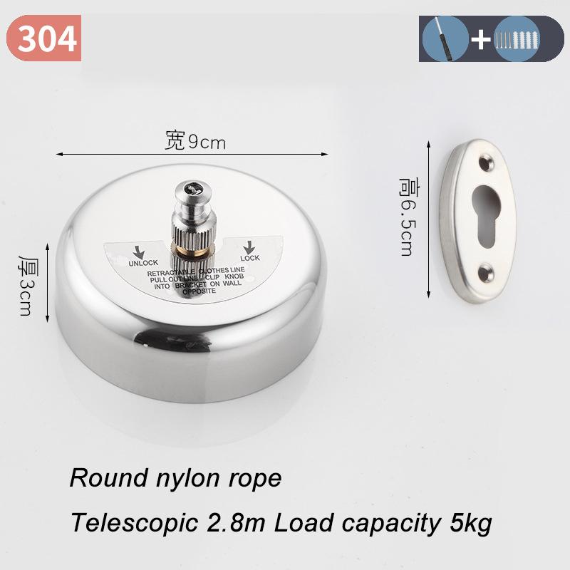 

Веревка для сушки одежды, домашнее хранение, выдвижные бельевые веревки из нержавеющей стали 304, сушилка для одежды, органайзер, вешалка для белья