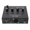 Microphone Preamp Mic Gain Booster 48V Power Supply Mic Pre Amp for Dynamic Condenser XLR 3.5mm 6.35mm Inputs Outputs
