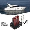 Mounting Bracket for 120A For Anderson Connectors with Cover for Flush Installation on Panels in RVs Boats and Trucks