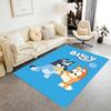 Bluey's Colorful Pals Carpet Suitable for Foyer Playrooms Dining Room Study room Antislip Carpet Office home decor Gift for Festivals