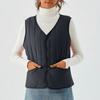 Women's Fashion Light Jacket Stand Collar Multicolor Zipper Button Coat