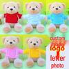 Custom Logo Teddy Bear Plush Toy - Cute Little Bear in Clothes for Gifts & Events