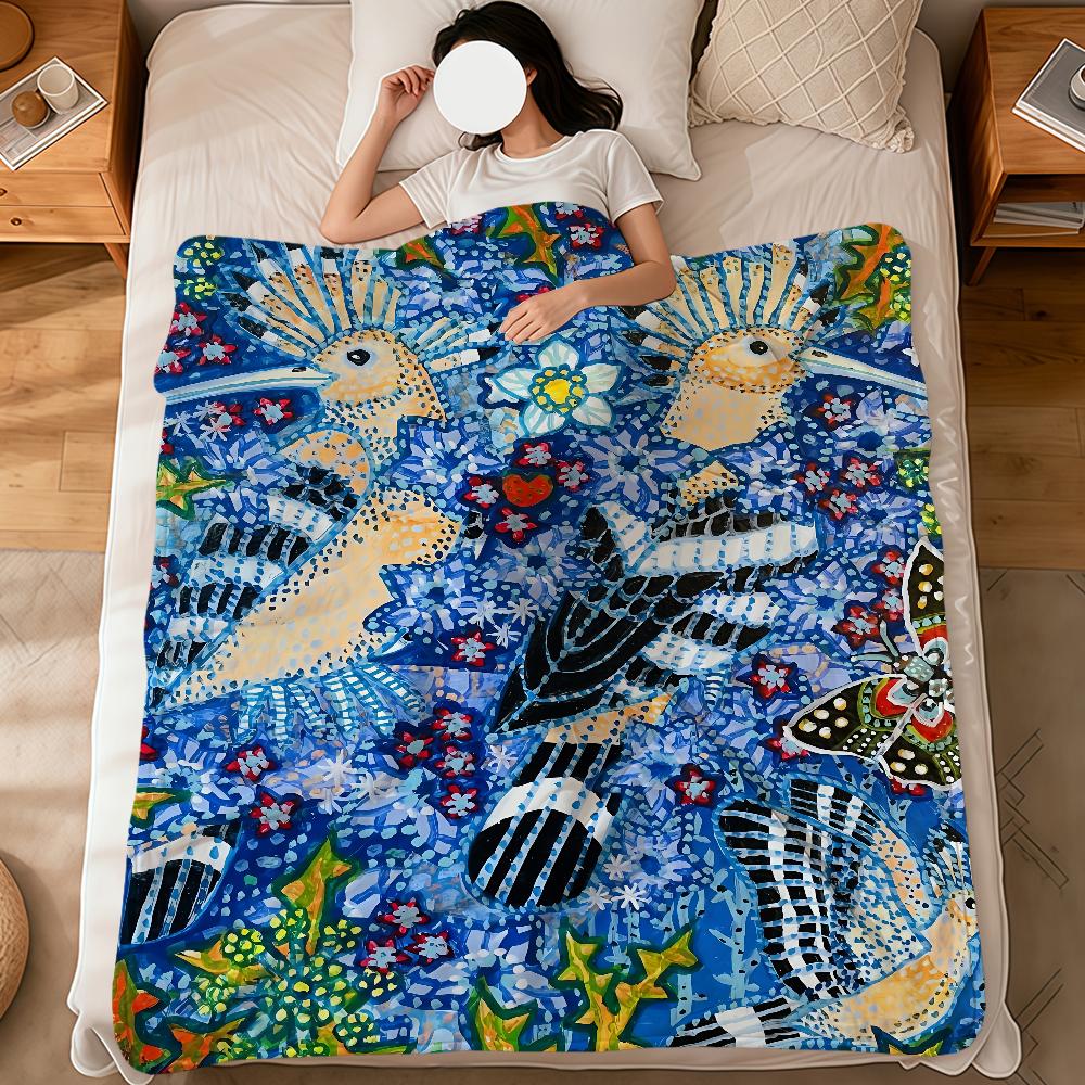 Mode Kunst Vintage K-Knud Grothe Kunst Weiche Warme Plüschdecke Schlafsaal Sofa Wohnzimmer Haustier Zuhause Schlafzimmer Geschenk Nickerchen Zuhause Flanell