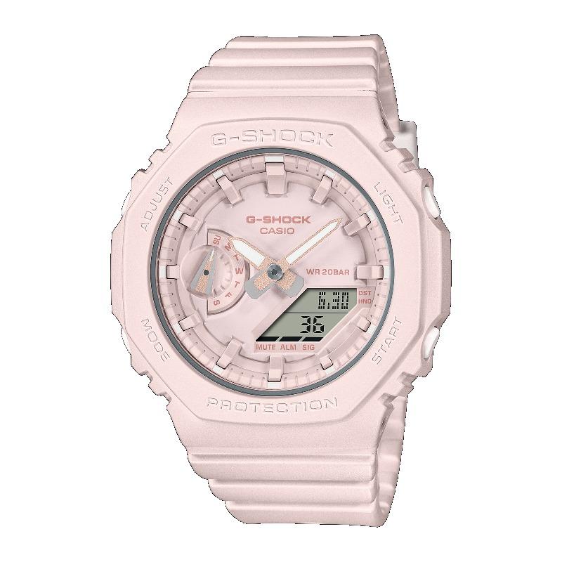 

Casio Men s Resin 200M Water Resistant Analog Shock Resistant Quartz Watch GMA-S2100BA-4A красный