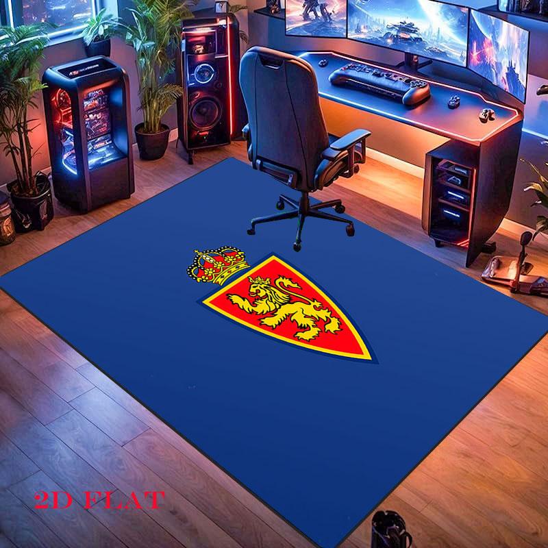 Real Zaragoza POSTER Carpet Rug for Living Room Bedroom Home Sofa Decoration,Kids Play Nonslip Floor Mat