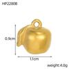 CARLIDANA Neuankunft Mode Edelstahl 3D DIY Obst Donut Anhänger Eiscreme Anhänger für Halskette Vergoldeter Schmuck